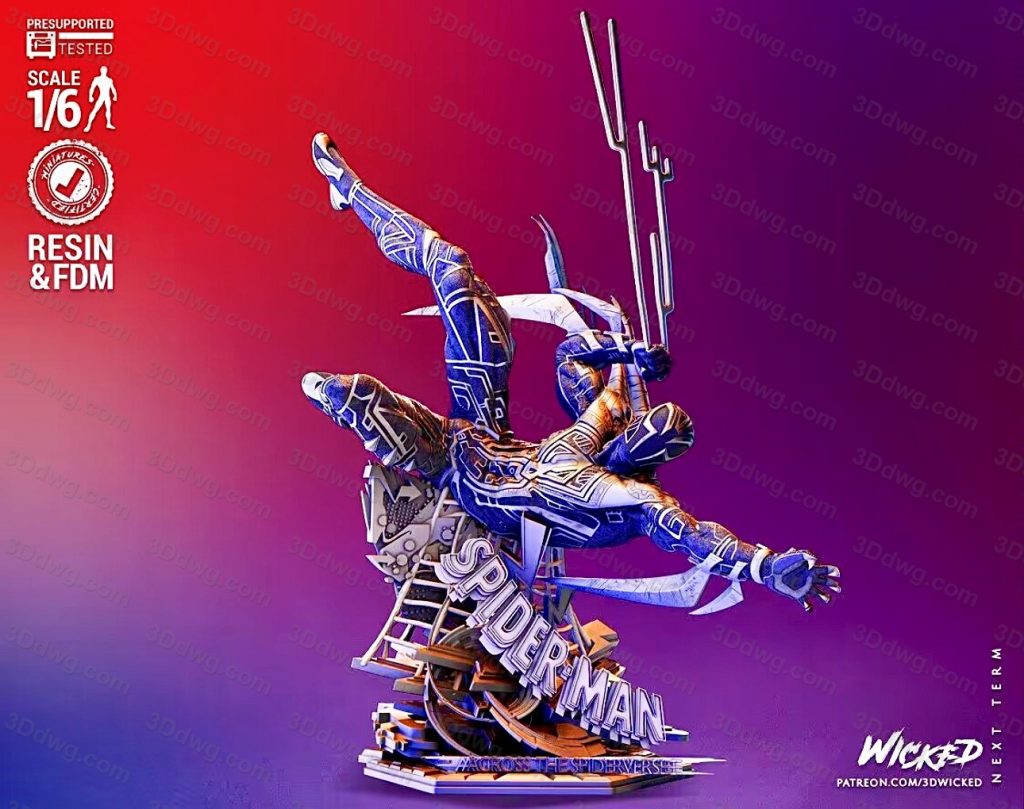3DWicked 漫威 蜘蛛侠2099-P站图纸收藏馆