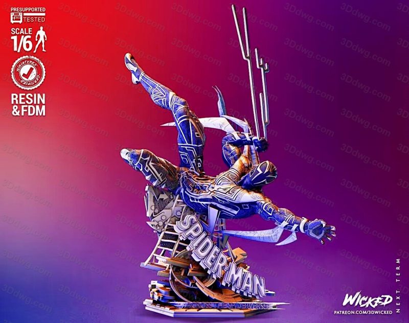 3DWicked 漫威 蜘蛛侠2099-P站图纸收藏馆