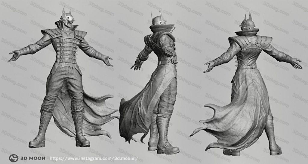 图片[4]-3Dmoonn DC漫画 狂笑之蝠-P站图纸收藏馆