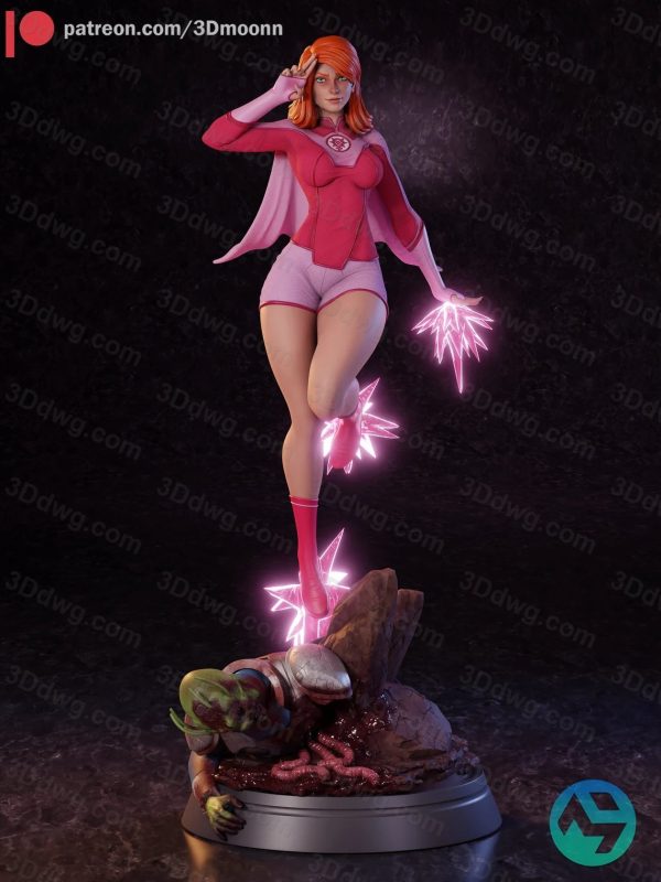 3Dmoonn 无敌少侠 原子女侠伊芙-P站图纸收藏馆