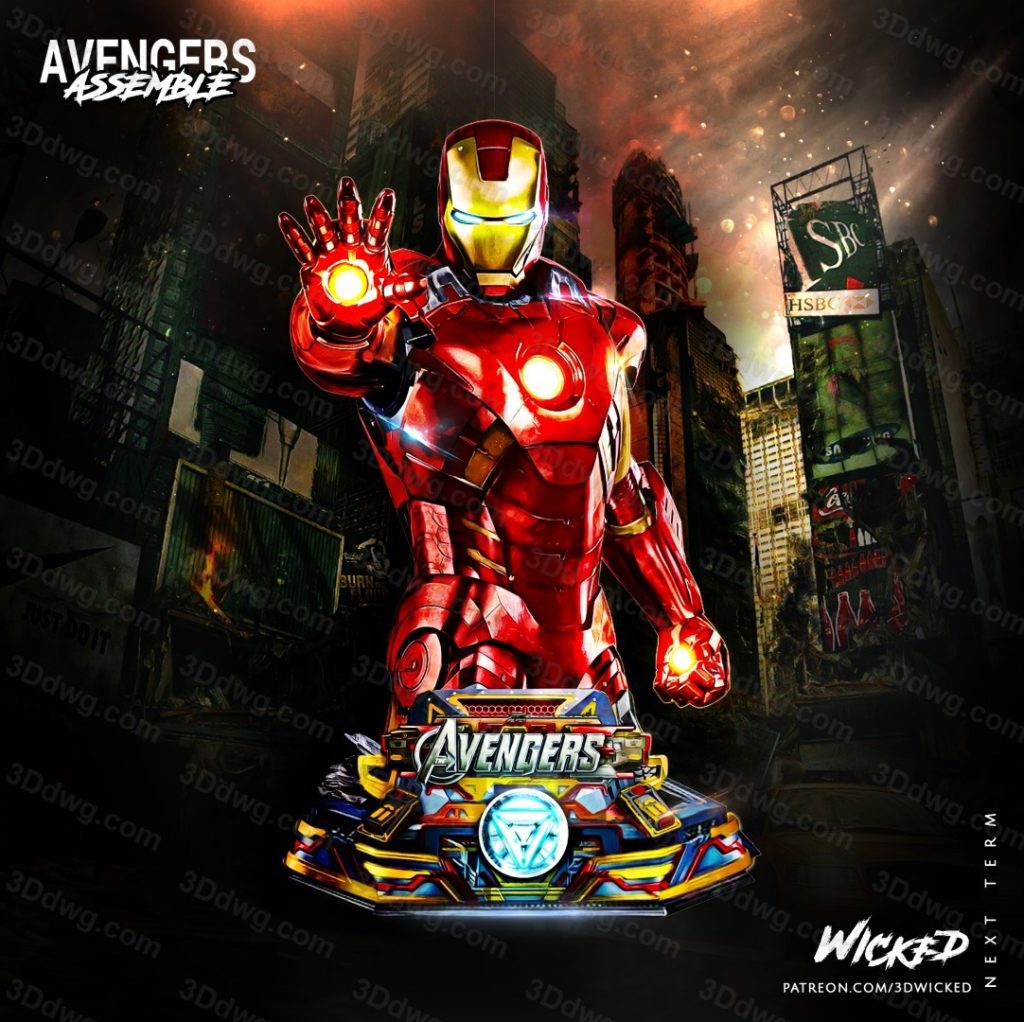 图片[2]-3DWicked 漫威 复联 钢铁侠-P站图纸收藏馆