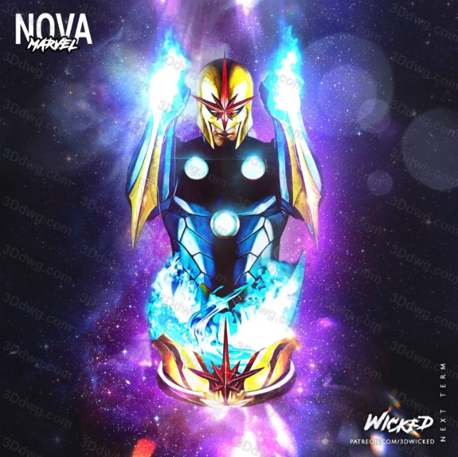 图片[2]-3DWicked 漫威 新星-P站图纸收藏馆