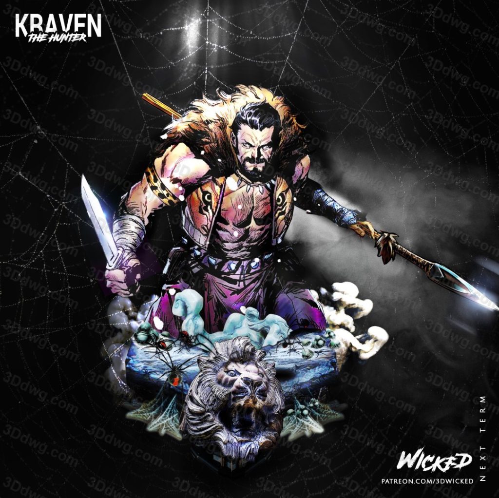 图片[2]-3DWicked 漫威 蜘蛛侠 猎人克莱文-P站图纸收藏馆