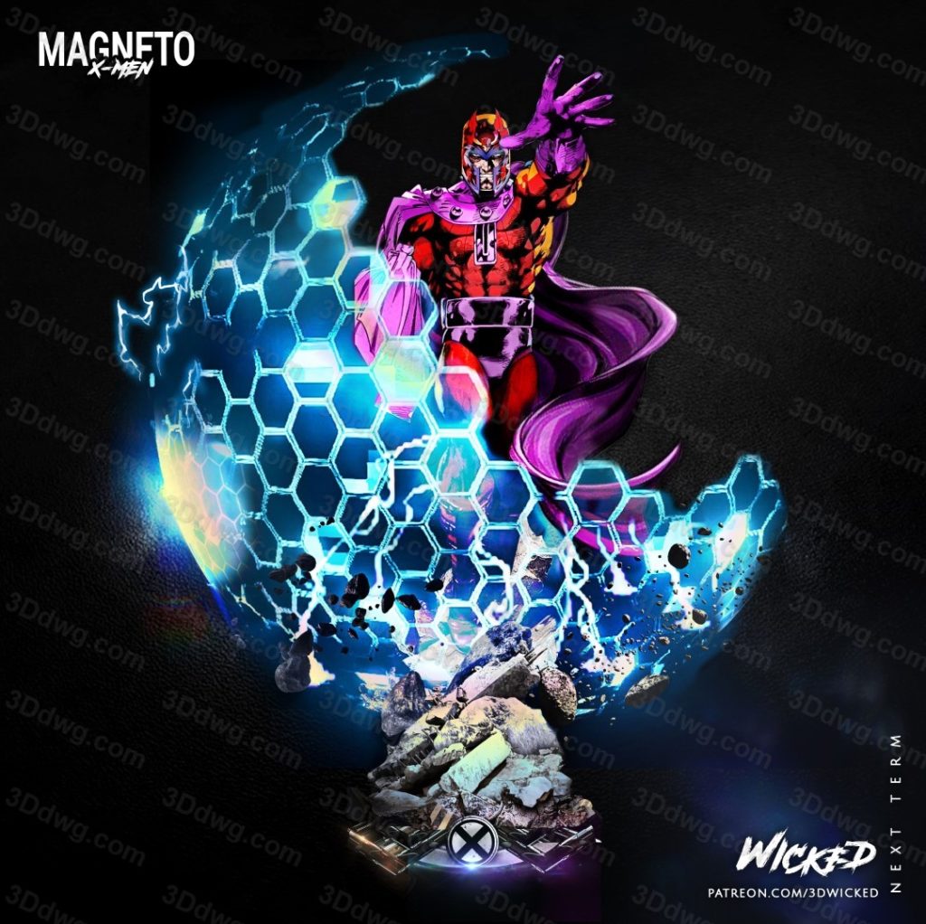 图片[3]-3DWicked 漫威 X战警 万磁王-P站图纸收藏馆