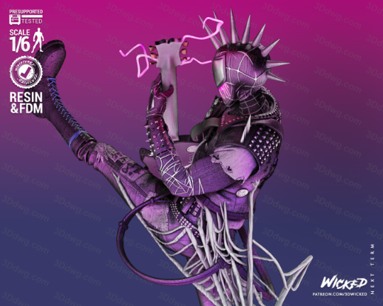 图片[4]-3DWicked 漫威 蜘蛛朋克-P站图纸收藏馆
