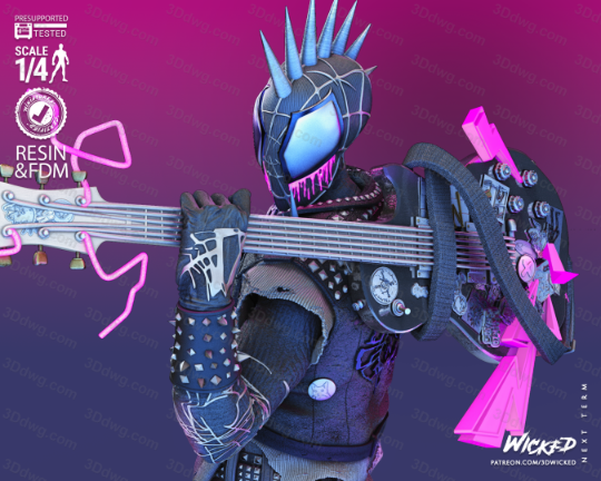 图片[4]-3DWicked 漫威 蜘蛛朋克-P站图纸收藏馆