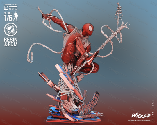 图片[3]-3DWicked 漫威 猩红蜘蛛-P站图纸收藏馆
