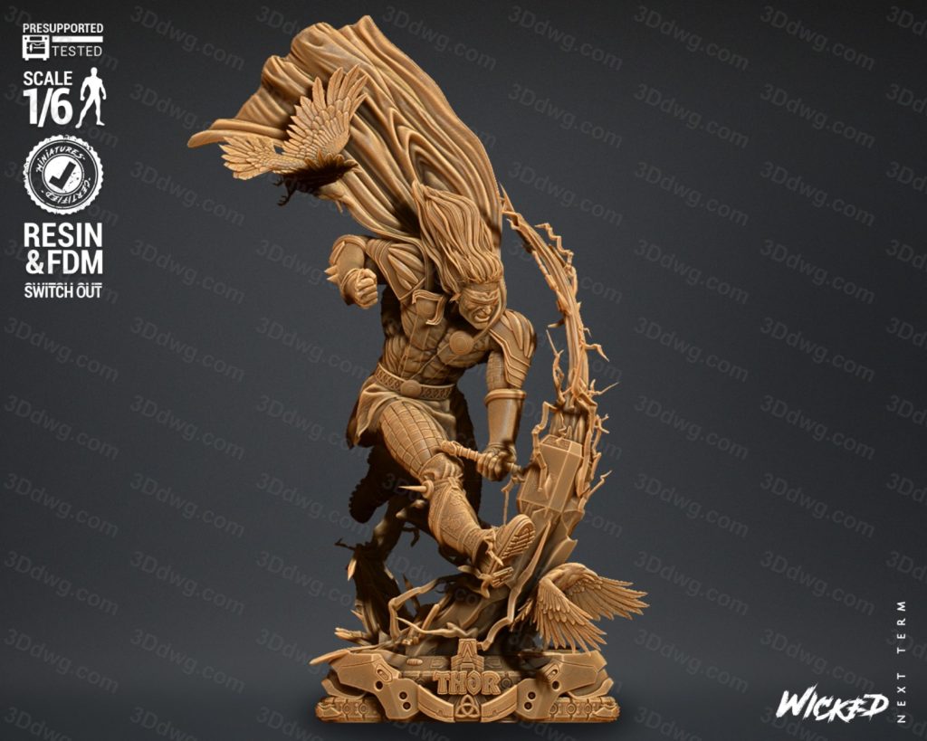 图片[3]-3DWicked 漫威 雷神-P站图纸收藏馆