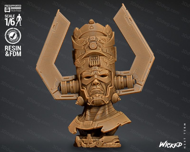 3DWicked 漫威 神奇四侠 行星吞噬者-P站图纸收藏馆