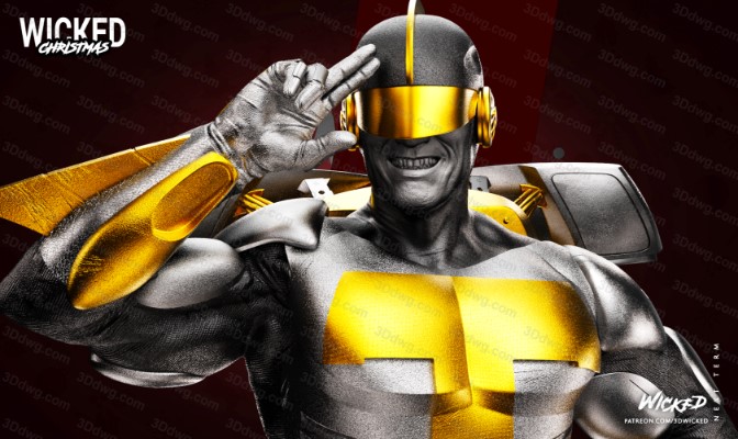 图片[4]-3DWicked 圣诞快乐 好爸爸-P站图纸收藏馆