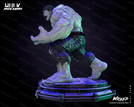 图片[4]-3DWicked 漫威 复联 浩克-P站图纸收藏馆