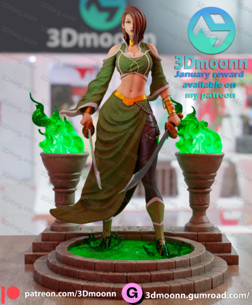 图片[2]-3Dmoonn DC漫画 塔利亚·艾尔·古尔-P站图纸收藏馆