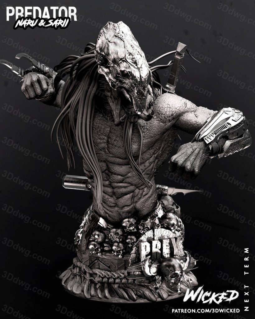 图片[6]-3DWicked 异形铁血战士和纳鲁-P站图纸收藏馆
