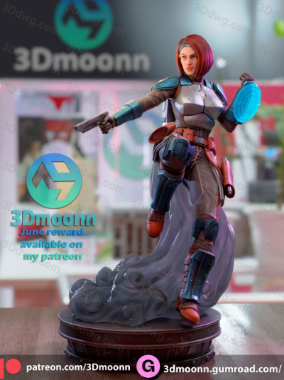 图片[2]-3Dmoonn 星球大战 博-卡坦·克里兹-P站图纸收藏馆