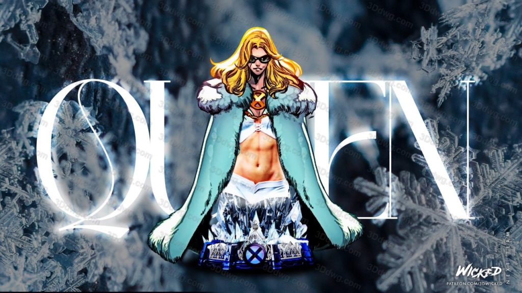 图片[2]-3DWicked 漫威 X战警 白皇后-P站图纸收藏馆