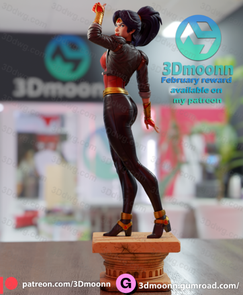 图片[2]-3Dmoonn 漫威 神奇女侠-P站图纸收藏馆