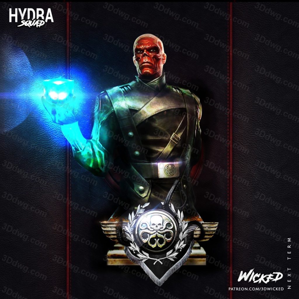 图片[2]-3DWicked 漫威 美国队长 红骷髅-P站图纸收藏馆