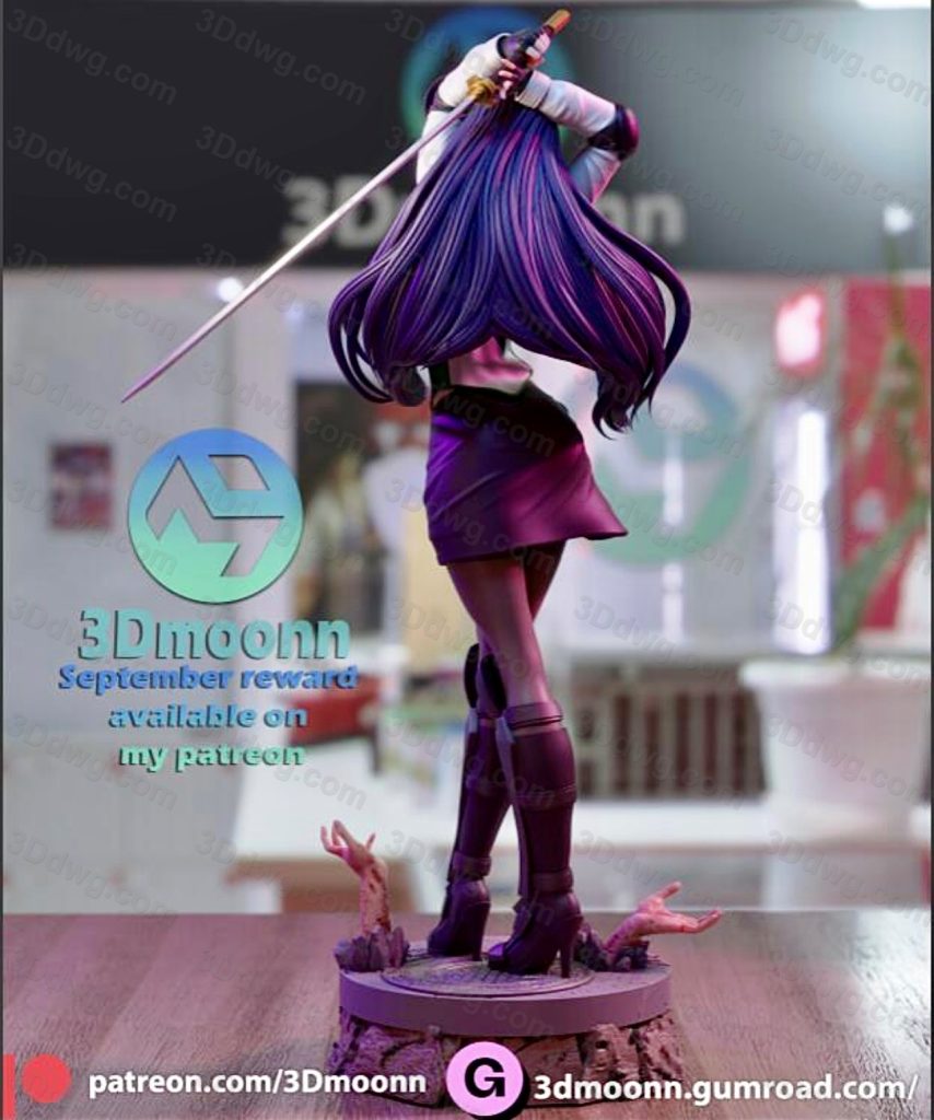 图片[3]-3Dmoonn 学园默示录 毒岛冴子-P站图纸收藏馆