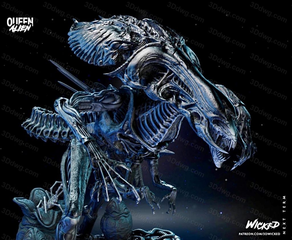 图片[3]-3DWicked 异形 异形女王-P站图纸收藏馆