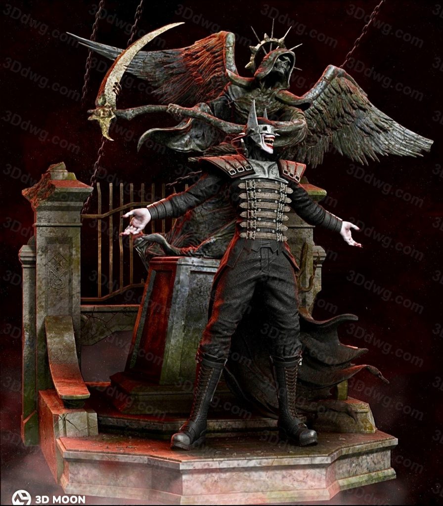 3Dmoonn DC漫画 狂笑之蝠-P站图纸收藏馆