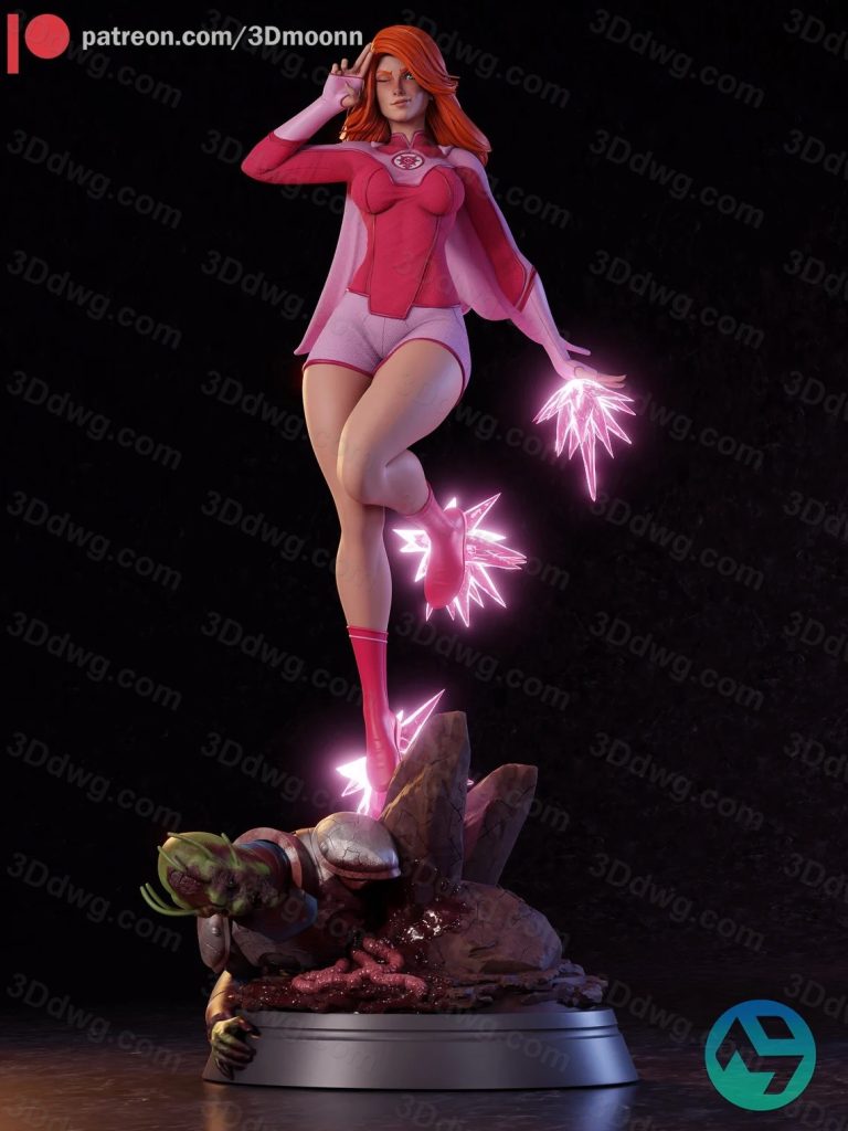 图片[3]-3Dmoonn 无敌少侠 原子女侠伊芙-P站图纸收藏馆