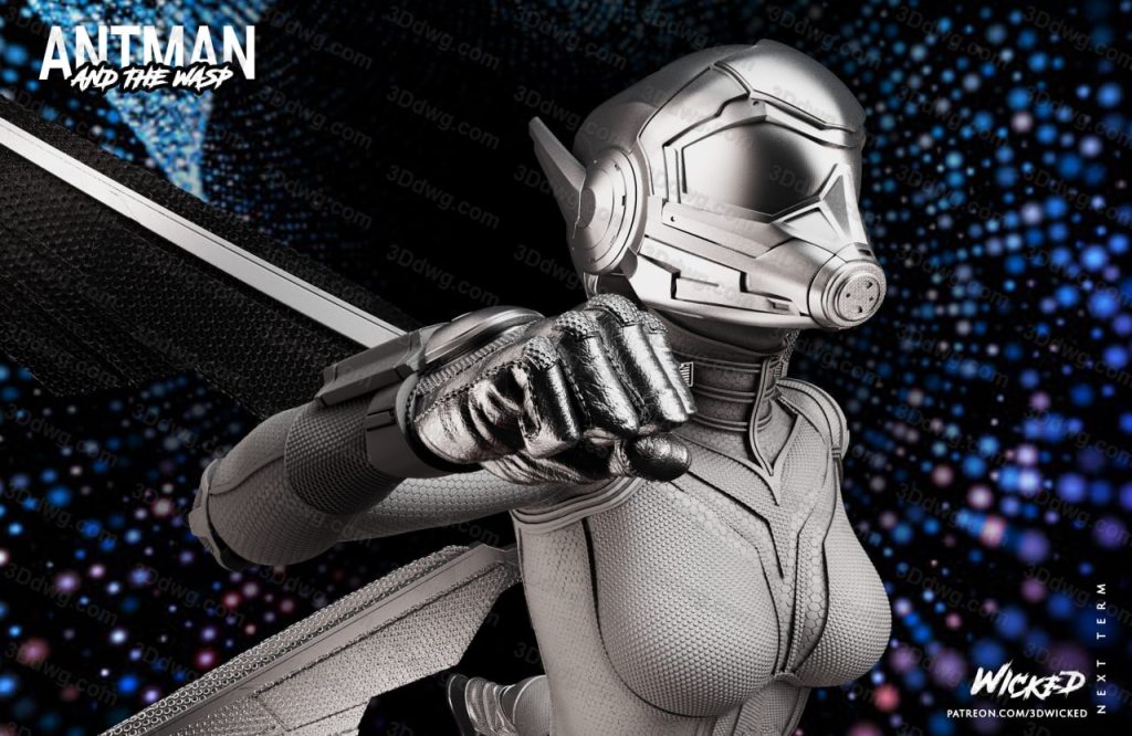 图片[3]-3DWicked 漫威 蚁人 黄蜂女-P站图纸收藏馆