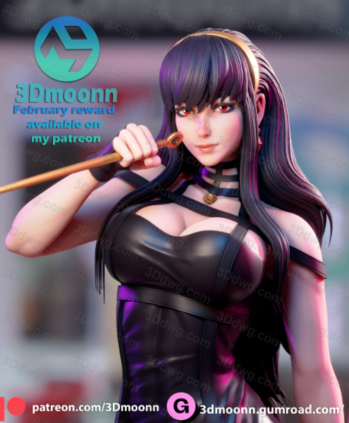 图片[6]-3Dmoonn 间谍过家家 约尔·福杰-P站图纸收藏馆