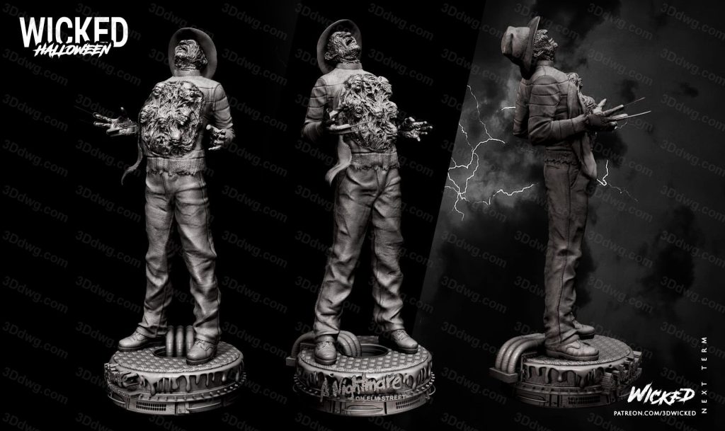 图片[1]-3DWicked 猛鬼街 弗莱迪·克鲁格-P站图纸收藏馆