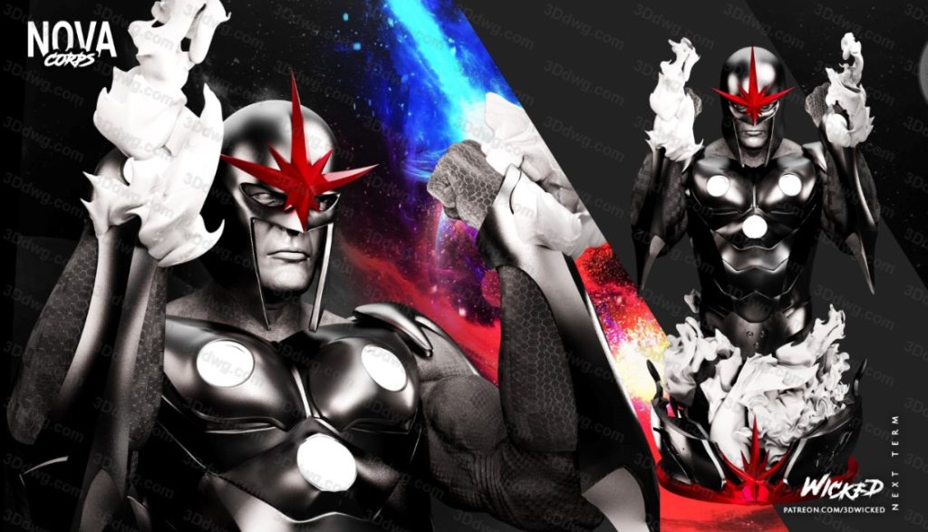 图片[3]-3DWicked 漫威 新星-P站图纸收藏馆