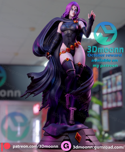 图片[5]-3Dmoonn DC漫画 渡鸦-P站图纸收藏馆