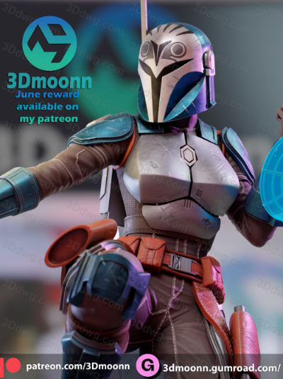 图片[4]-3Dmoonn 星球大战 博-卡坦·克里兹-P站图纸收藏馆