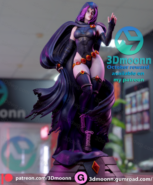 图片[6]-3Dmoonn DC漫画 渡鸦-P站图纸收藏馆