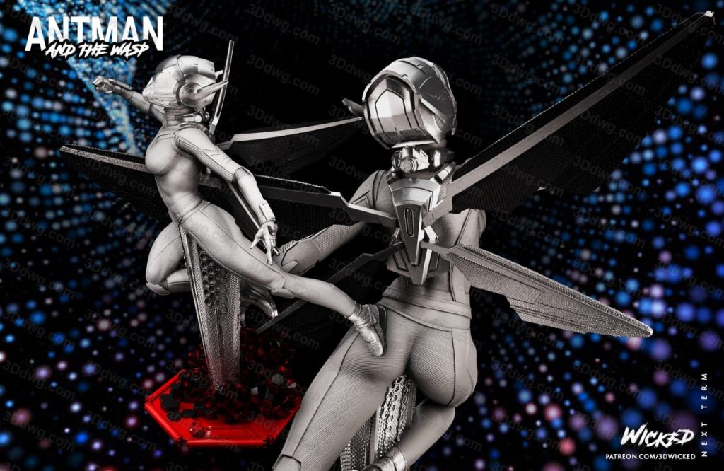 图片[4]-3DWicked 漫威 蚁人 黄蜂女-P站图纸收藏馆