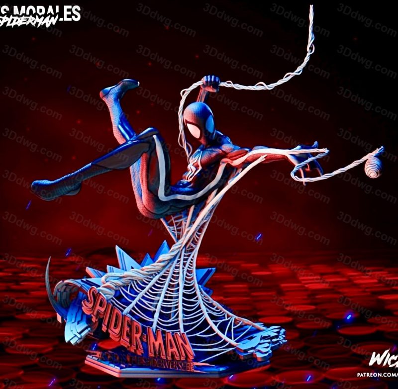 3DWicked 漫威 蜘蛛侠 迈尔斯·莫拉莱斯-P站图纸收藏馆