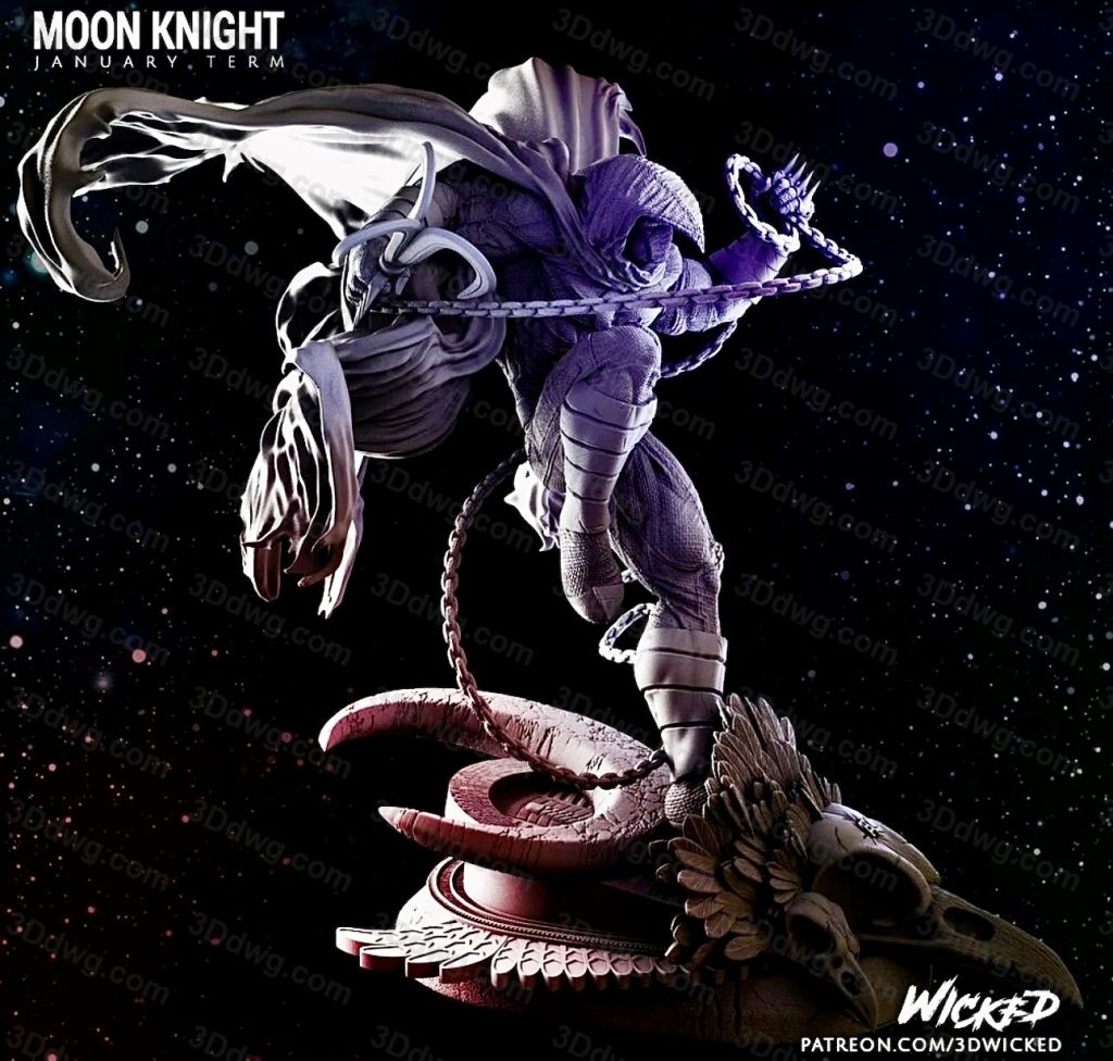 图片[3]-3DWicked 漫威 月光骑士-P站图纸收藏馆