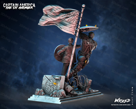 图片[6]-3DWicked 漫威 美国队长 史蒂夫·罗杰斯-P站图纸收藏馆