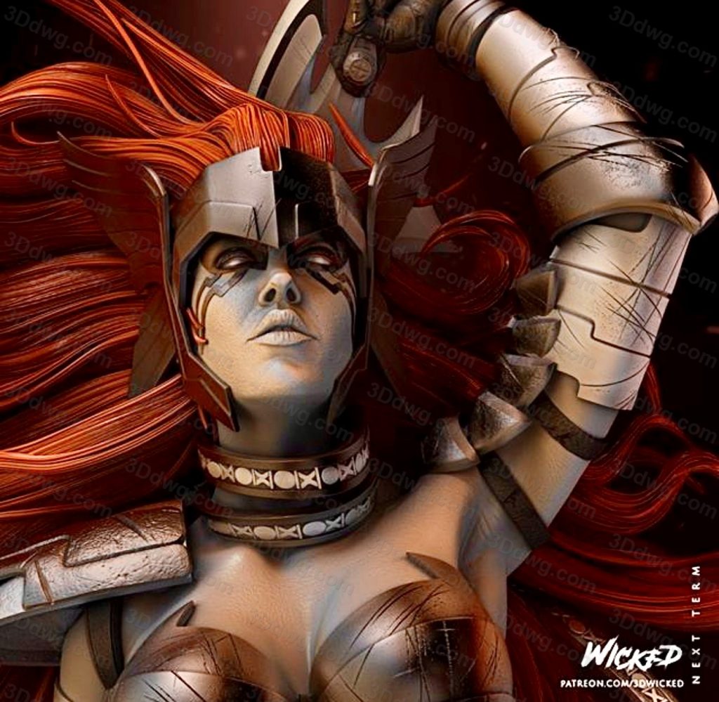 图片[3]-3DWicked 漫威 仙宫刺客 安吉拉-P站图纸收藏馆