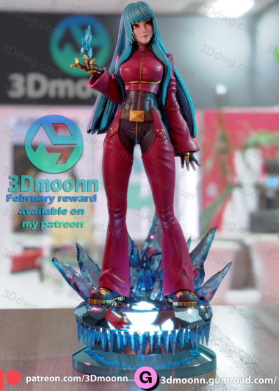 图片[3]-3Dmoonn KOF 拳皇 库拉-P站图纸收藏馆