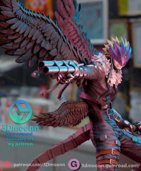 图片[4]-3Dmoonn 数码暴龙 别西卜兽 堕天地狱兽-P站图纸收藏馆