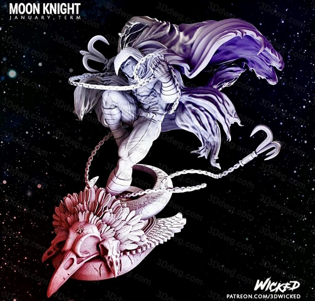 图片[4]-3DWicked 漫威 月光骑士-P站图纸收藏馆