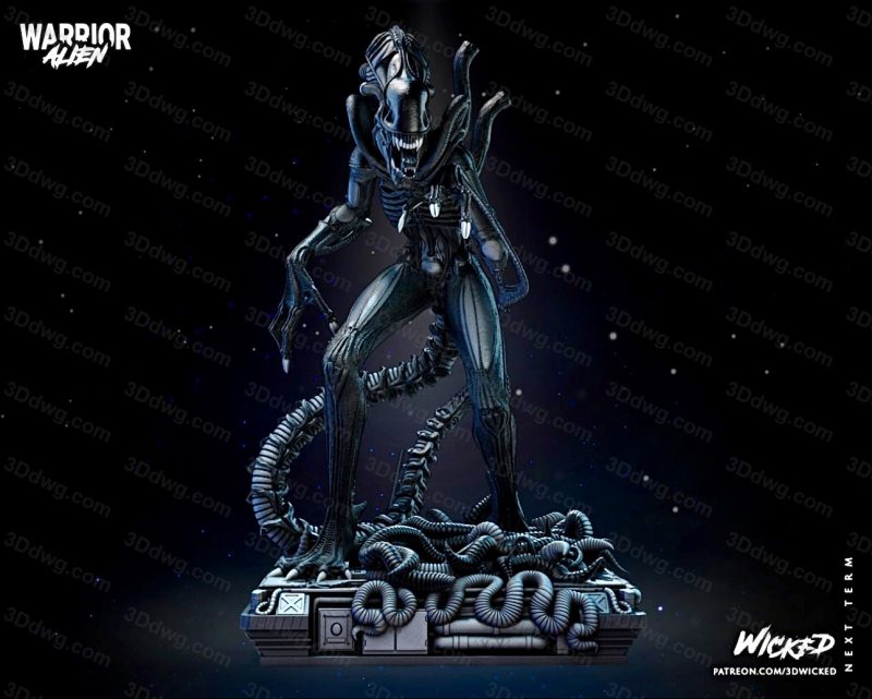 3DWicked 异形战士-P站图纸收藏馆