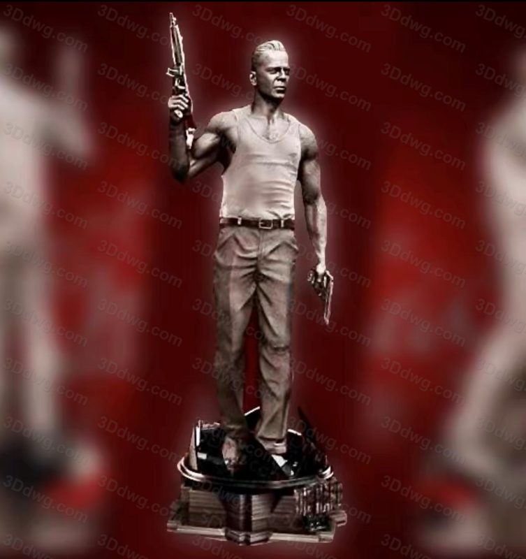 3DWicked 虎胆龙威 约翰·麦克兰-P站图纸收藏馆