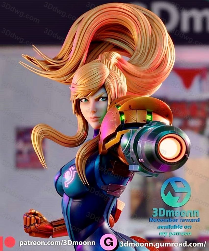 图片[2]-3Dmoonn 银河战士 萨姆斯·阿兰-P站图纸收藏馆