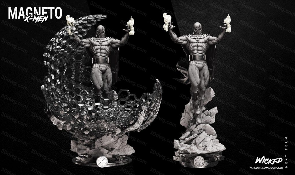 图片[5]-3DWicked 漫威 X战警 万磁王-P站图纸收藏馆