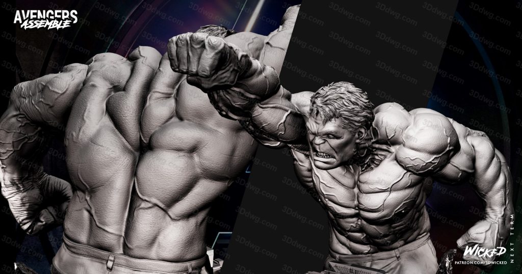 图片[6]-3DWicked 漫威 复联 浩克-P站图纸收藏馆