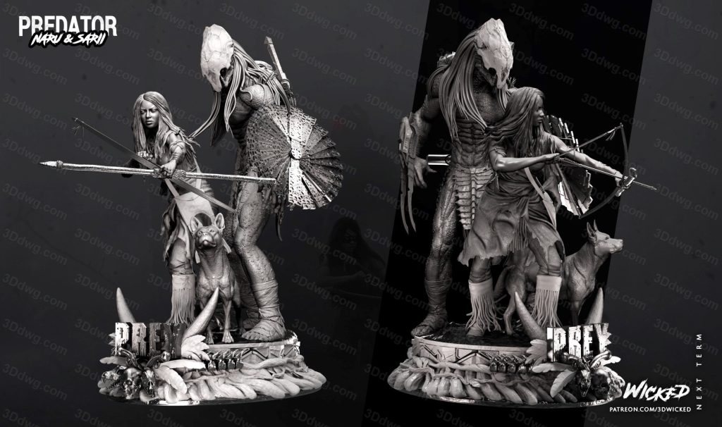 图片[2]-3DWicked 异形铁血战士和纳鲁-P站图纸收藏馆