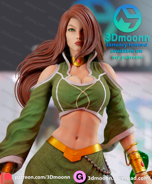 图片[4]-3Dmoonn DC漫画 塔利亚·艾尔·古尔-P站图纸收藏馆