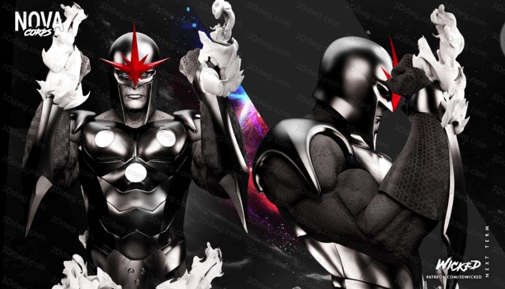 图片[6]-3DWicked 漫威 新星-P站图纸收藏馆
