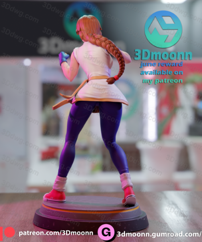 图片[6]-3Dmoonn KOF 拳皇 坂崎由莉-P站图纸收藏馆