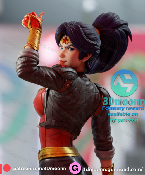 图片[4]-3Dmoonn 漫威 神奇女侠-P站图纸收藏馆